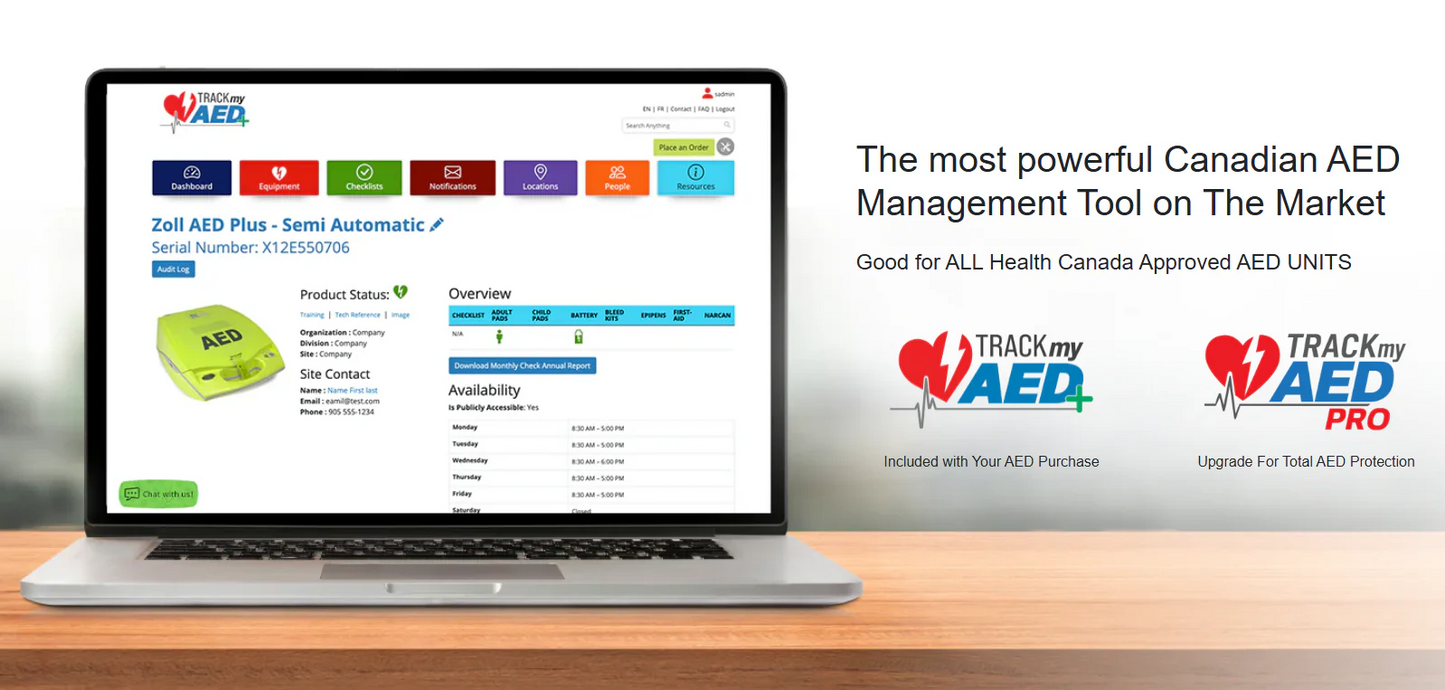 TrackMyAED AED Management Program