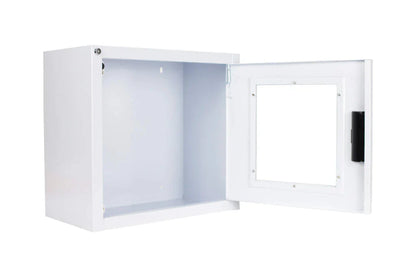 R7 Bilingual Square-Top Alarmed AED Cabinet